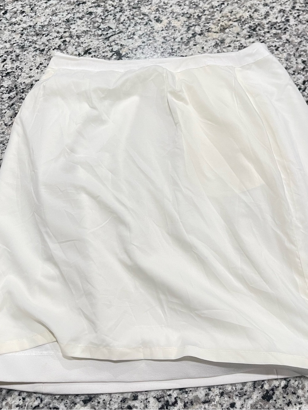 MADEWELL Off White Women's Pleated A-Line Skirt - Size 10 - Picture 9 of 16
